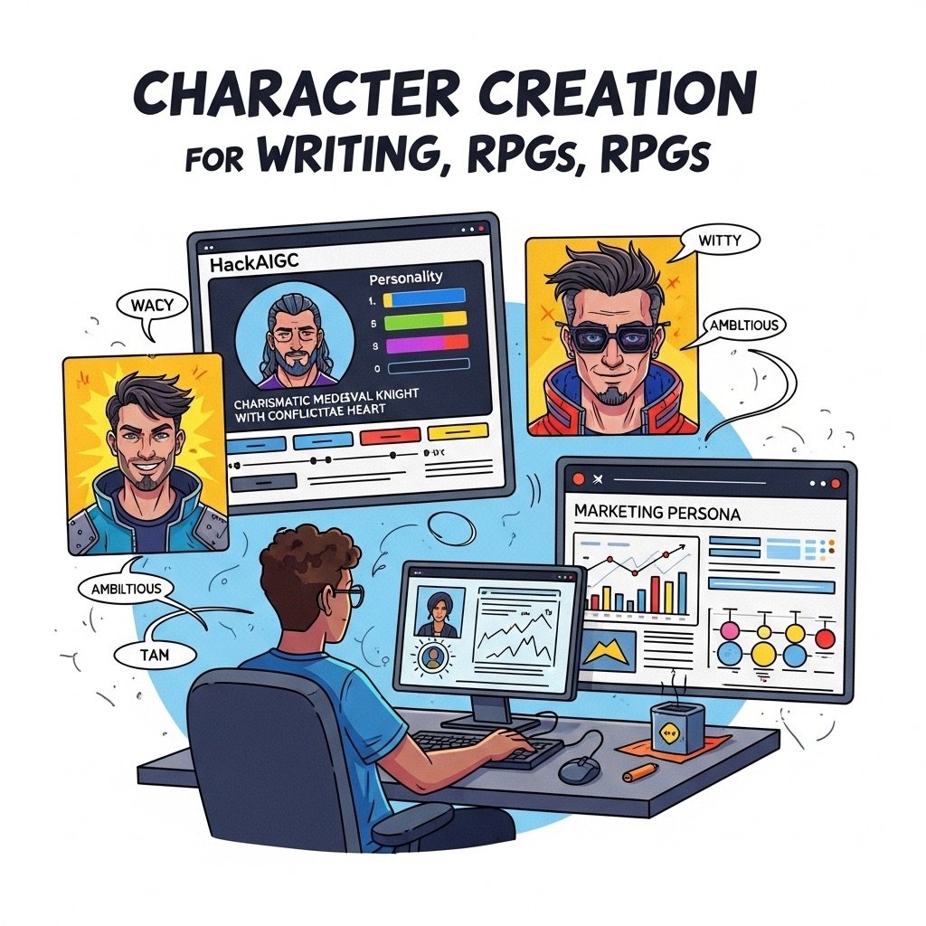 Personality & Emotional Trait Generators Help Writers Craft Unique Characters